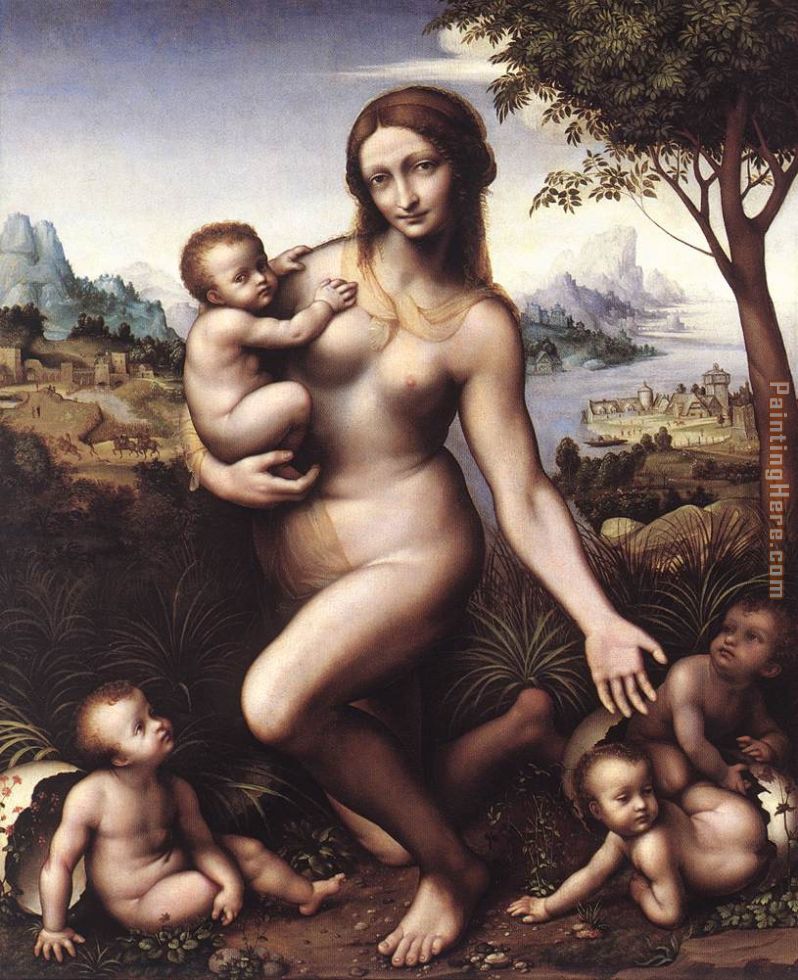 Leonardo da Vinci Leda 1530